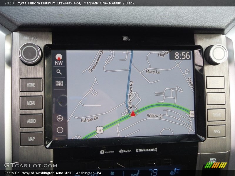 Navigation of 2020 Tundra Platinum CrewMax 4x4