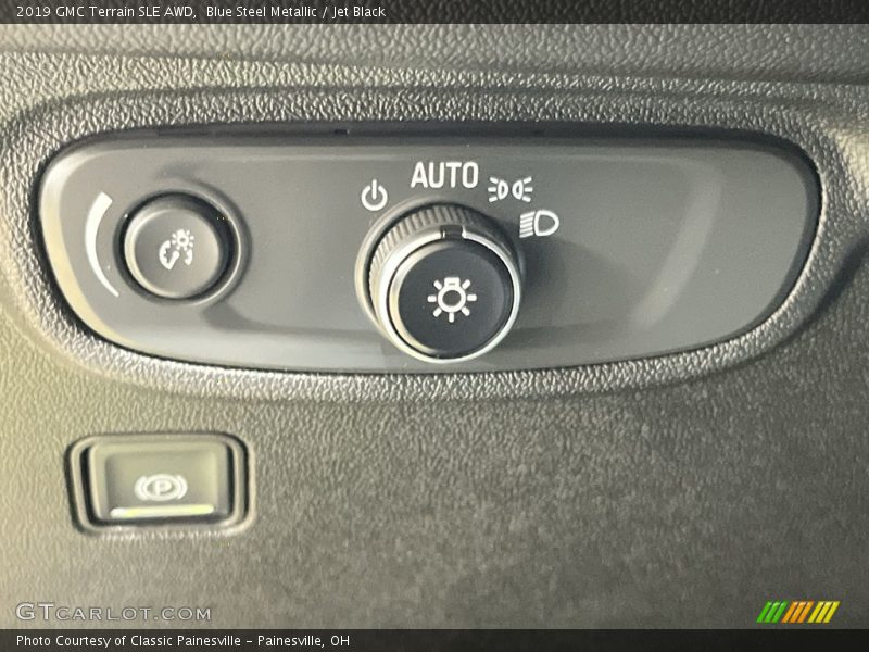 Blue Steel Metallic / Jet Black 2019 GMC Terrain SLE AWD