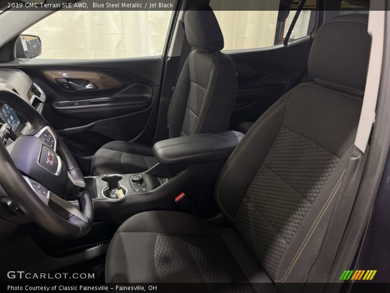 Blue Steel Metallic / Jet Black 2019 GMC Terrain SLE AWD