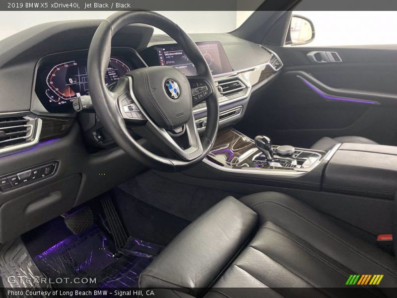 Jet Black / Black 2019 BMW X5 xDrive40i