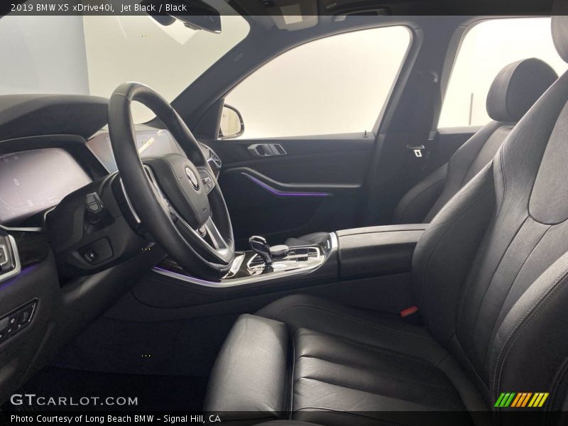 Jet Black / Black 2019 BMW X5 xDrive40i
