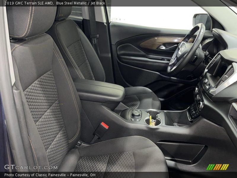 Blue Steel Metallic / Jet Black 2019 GMC Terrain SLE AWD