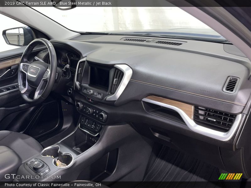 Blue Steel Metallic / Jet Black 2019 GMC Terrain SLE AWD