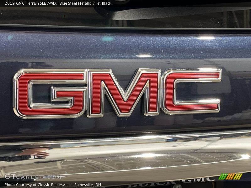 Blue Steel Metallic / Jet Black 2019 GMC Terrain SLE AWD