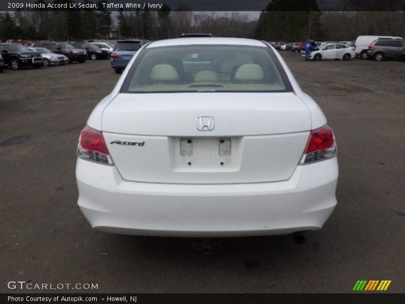 Taffeta White / Ivory 2009 Honda Accord LX Sedan