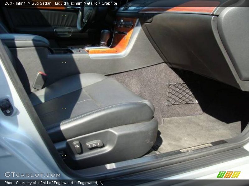 Liquid Platinum Metallic / Graphite 2007 Infiniti M 35x Sedan