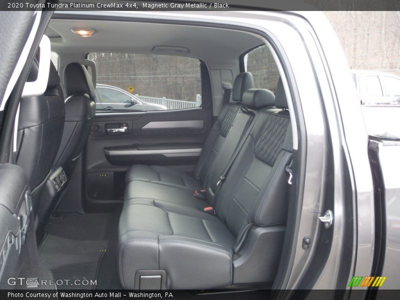 Rear Seat of 2020 Tundra Platinum CrewMax 4x4