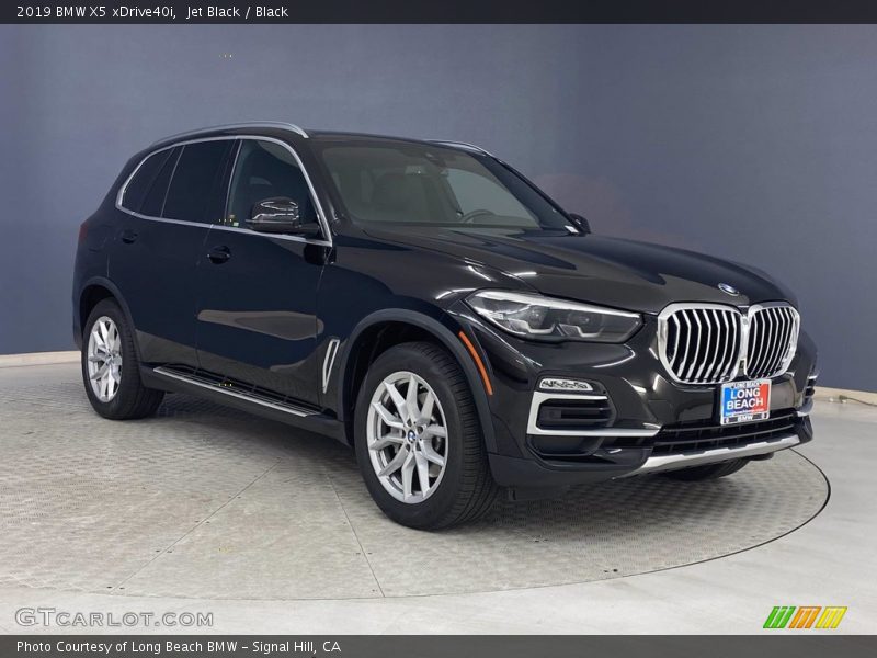 Jet Black / Black 2019 BMW X5 xDrive40i
