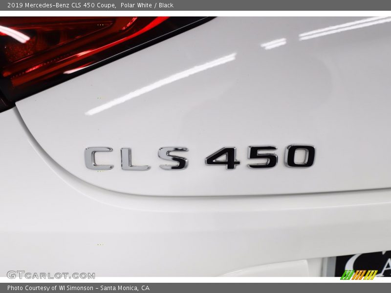 Polar White / Black 2019 Mercedes-Benz CLS 450 Coupe