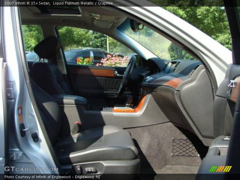 Liquid Platinum Metallic / Graphite 2007 Infiniti M 35x Sedan