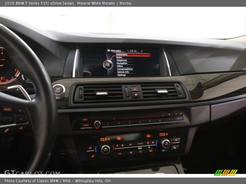 Mineral White Metallic / Mocha 2016 BMW 5 Series 535i xDrive Sedan