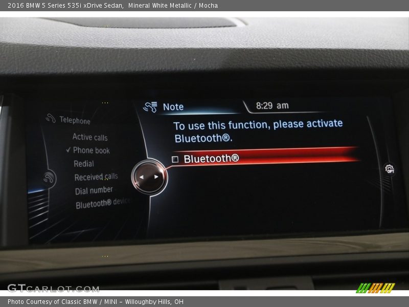 Mineral White Metallic / Mocha 2016 BMW 5 Series 535i xDrive Sedan