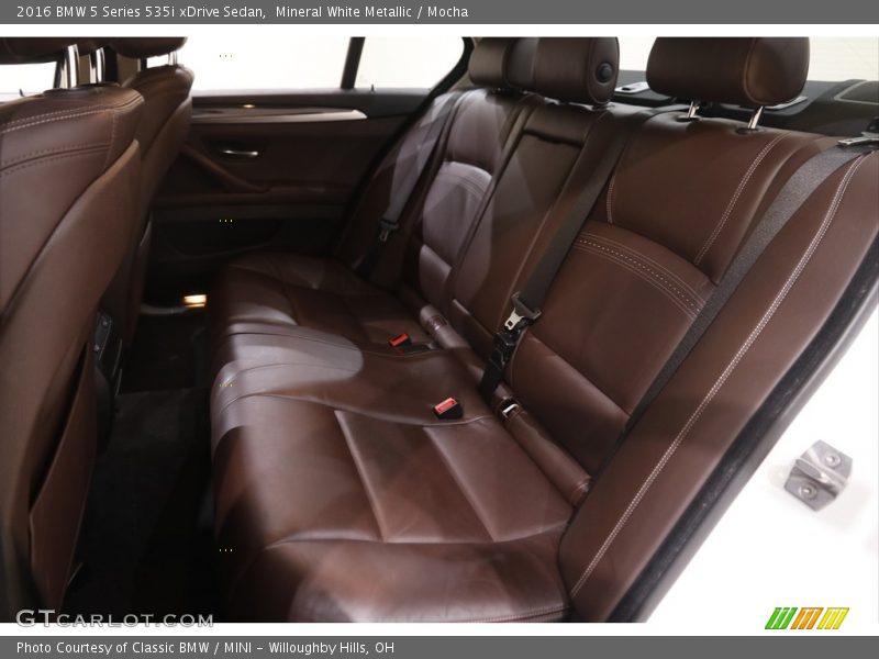 Rear Seat of 2016 5 Series 535i xDrive Sedan