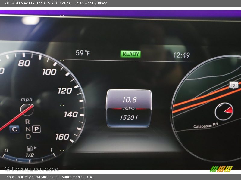 Polar White / Black 2019 Mercedes-Benz CLS 450 Coupe