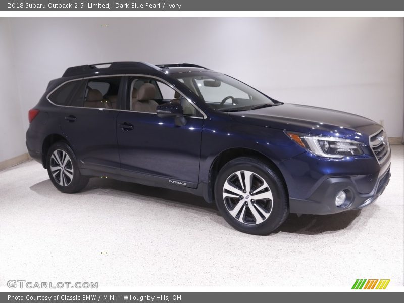 Dark Blue Pearl / Ivory 2018 Subaru Outback 2.5i Limited