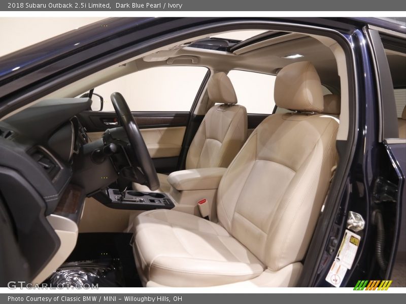 Dark Blue Pearl / Ivory 2018 Subaru Outback 2.5i Limited