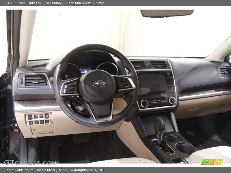 Dark Blue Pearl / Ivory 2018 Subaru Outback 2.5i Limited