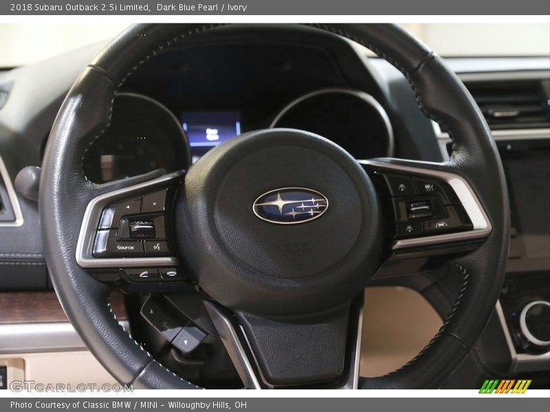 Dark Blue Pearl / Ivory 2018 Subaru Outback 2.5i Limited
