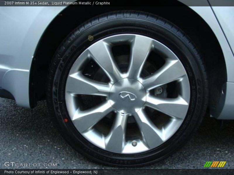 Liquid Platinum Metallic / Graphite 2007 Infiniti M 35x Sedan