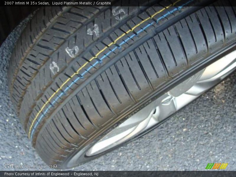 Liquid Platinum Metallic / Graphite 2007 Infiniti M 35x Sedan