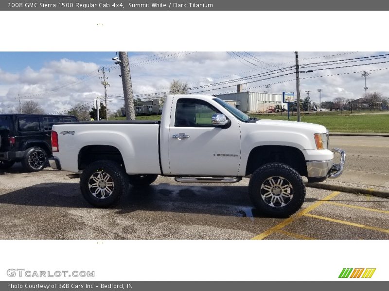 Summit White / Dark Titanium 2008 GMC Sierra 1500 Regular Cab 4x4