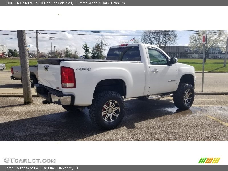 Summit White / Dark Titanium 2008 GMC Sierra 1500 Regular Cab 4x4