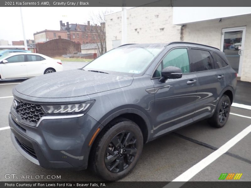 Gravity Gray / Black 2021 Kia Sorento S AWD