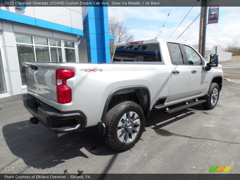 Silver Ice Metallic / Jet Black 2022 Chevrolet Silverado 2500HD Custom Double Cab 4x4