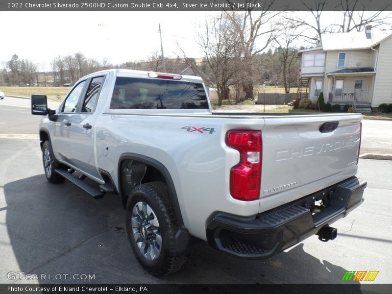 Silver Ice Metallic / Jet Black 2022 Chevrolet Silverado 2500HD Custom Double Cab 4x4