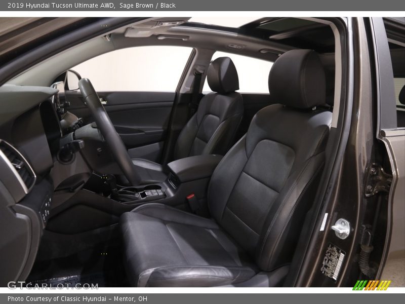 Sage Brown / Black 2019 Hyundai Tucson Ultimate AWD