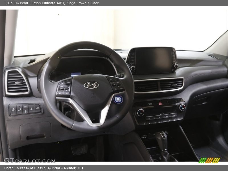 Sage Brown / Black 2019 Hyundai Tucson Ultimate AWD