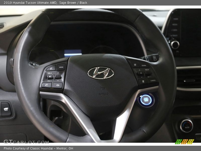 Sage Brown / Black 2019 Hyundai Tucson Ultimate AWD