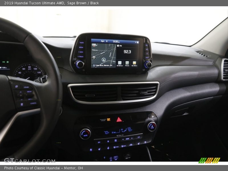 Sage Brown / Black 2019 Hyundai Tucson Ultimate AWD