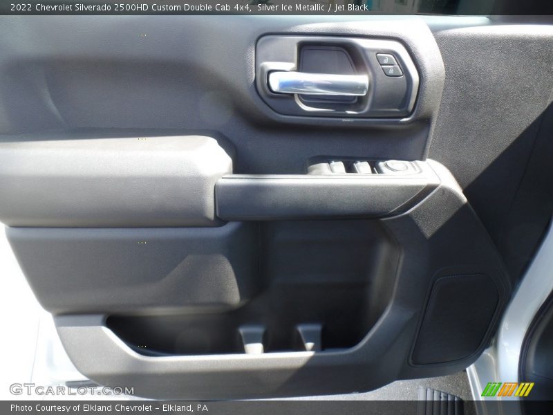 Silver Ice Metallic / Jet Black 2022 Chevrolet Silverado 2500HD Custom Double Cab 4x4