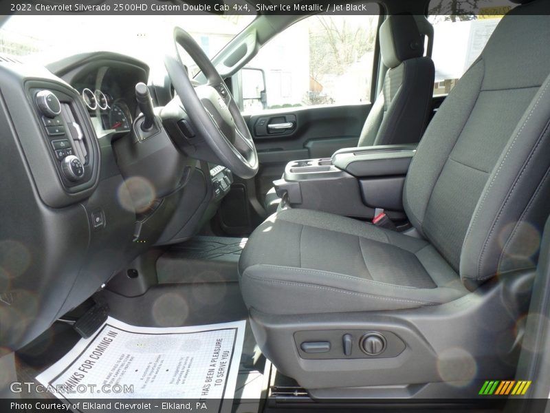  2022 Silverado 2500HD Custom Double Cab 4x4 Jet Black Interior