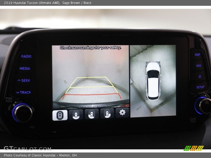 Sage Brown / Black 2019 Hyundai Tucson Ultimate AWD