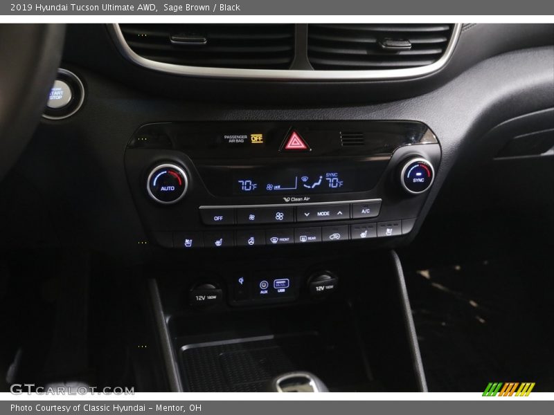 Sage Brown / Black 2019 Hyundai Tucson Ultimate AWD