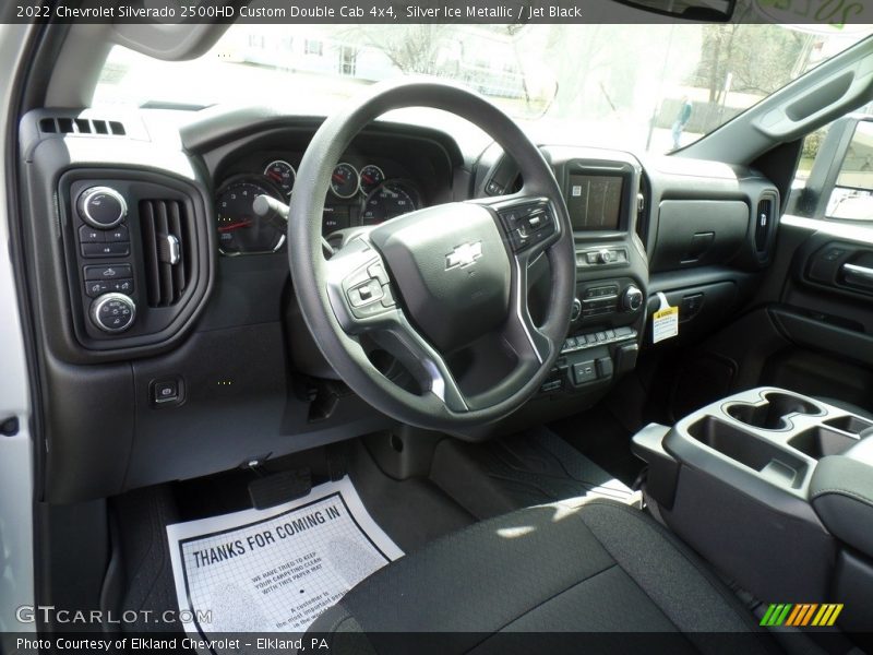 Dashboard of 2022 Silverado 2500HD Custom Double Cab 4x4
