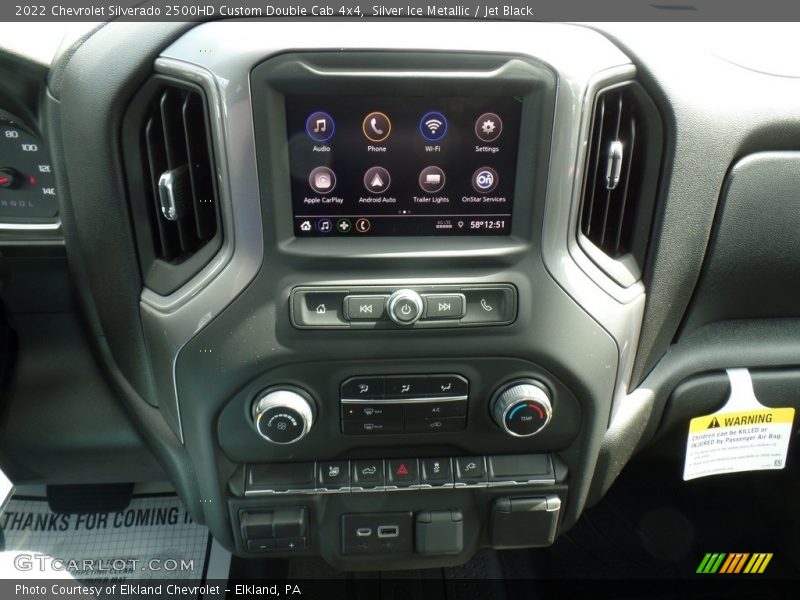 Controls of 2022 Silverado 2500HD Custom Double Cab 4x4