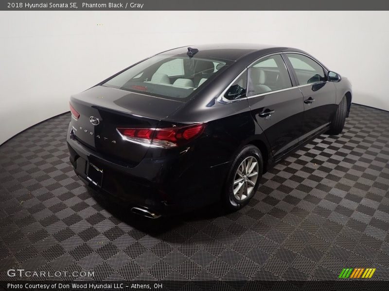 Phantom Black / Gray 2018 Hyundai Sonata SE