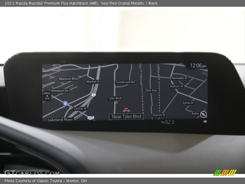 Navigation of 2021 Mazda3 Premium Plus Hatchback AWD
