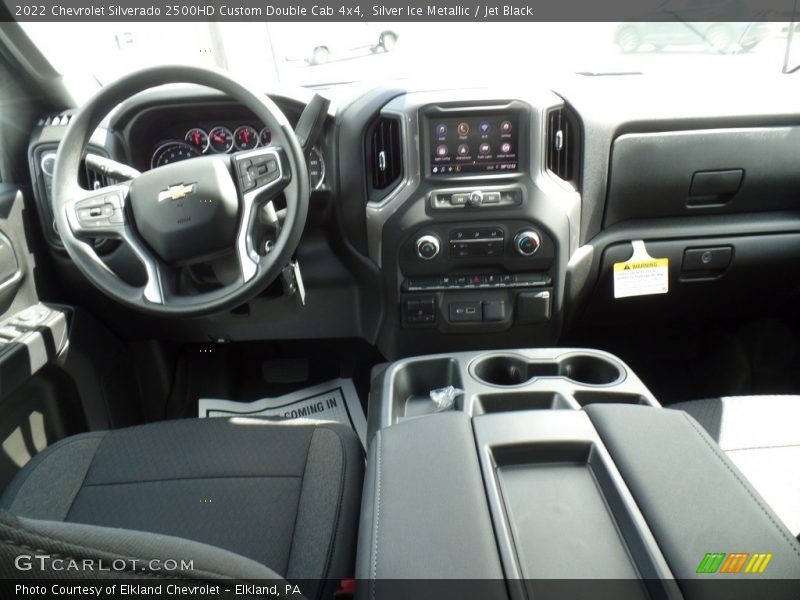 Silver Ice Metallic / Jet Black 2022 Chevrolet Silverado 2500HD Custom Double Cab 4x4