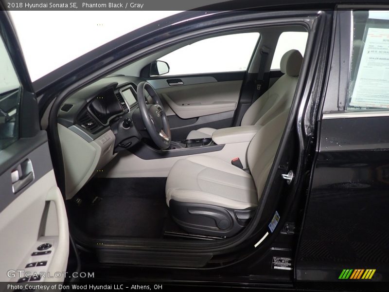 Phantom Black / Gray 2018 Hyundai Sonata SE