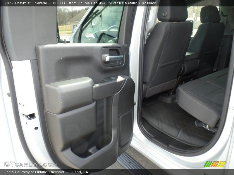 Silver Ice Metallic / Jet Black 2022 Chevrolet Silverado 2500HD Custom Double Cab 4x4