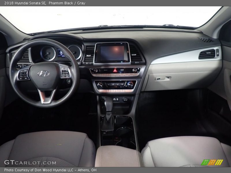 Phantom Black / Gray 2018 Hyundai Sonata SE