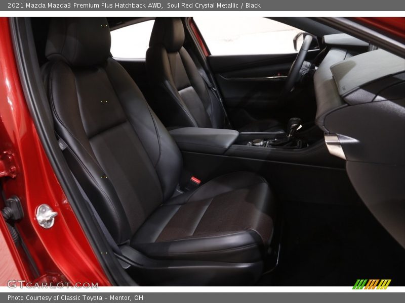Soul Red Crystal Metallic / Black 2021 Mazda Mazda3 Premium Plus Hatchback AWD