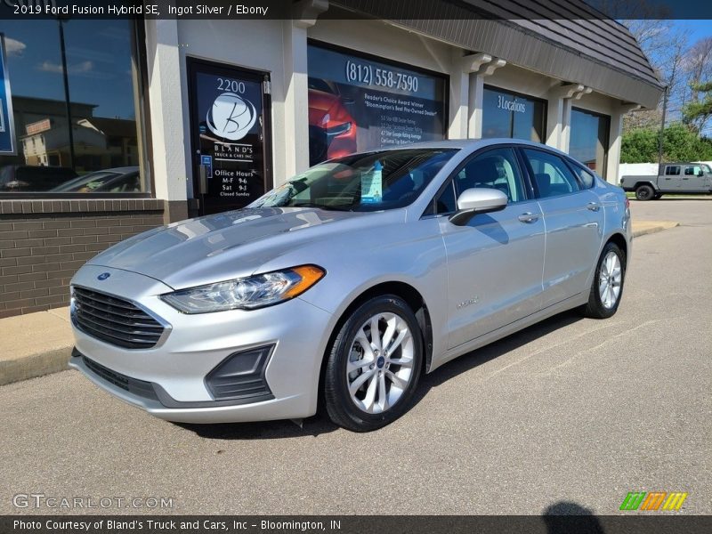 Ingot Silver / Ebony 2019 Ford Fusion Hybrid SE