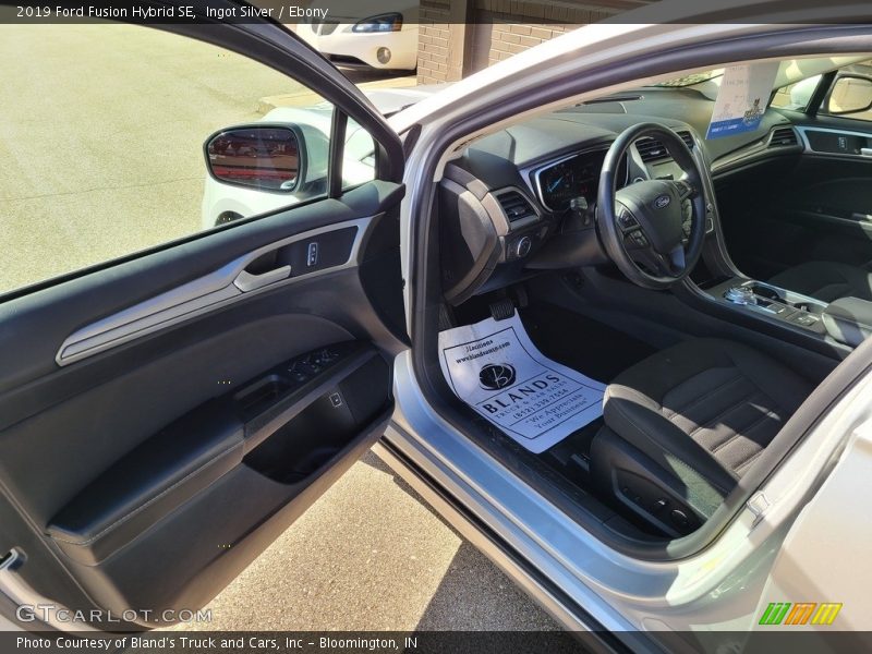 Ingot Silver / Ebony 2019 Ford Fusion Hybrid SE