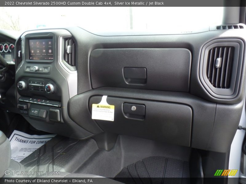 Silver Ice Metallic / Jet Black 2022 Chevrolet Silverado 2500HD Custom Double Cab 4x4