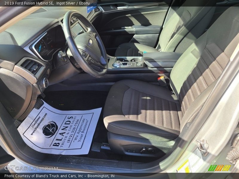 Ingot Silver / Ebony 2019 Ford Fusion Hybrid SE